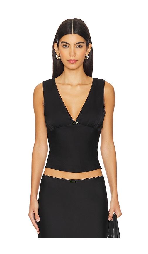 nia celia top in black.