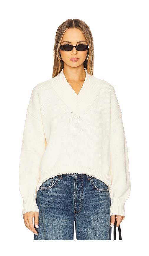 nia chia sweater in ivory.