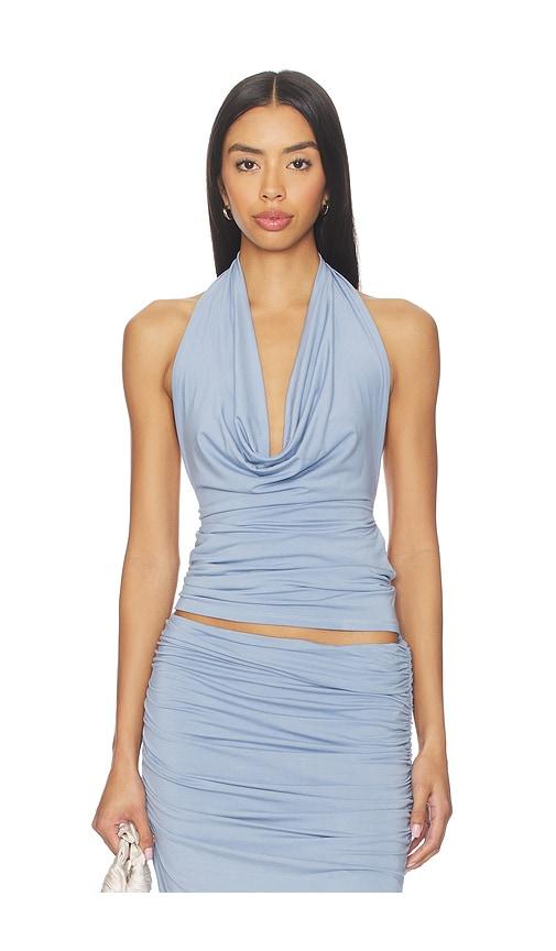 nia declan top in baby blue.