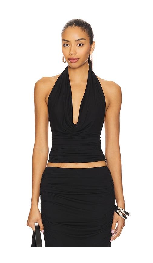 nia declan top in black.