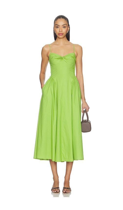 nia destene dress in green.
