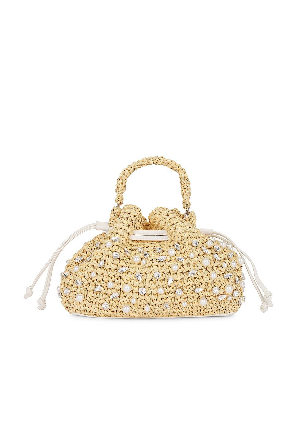 nia mini crystal bucket bag