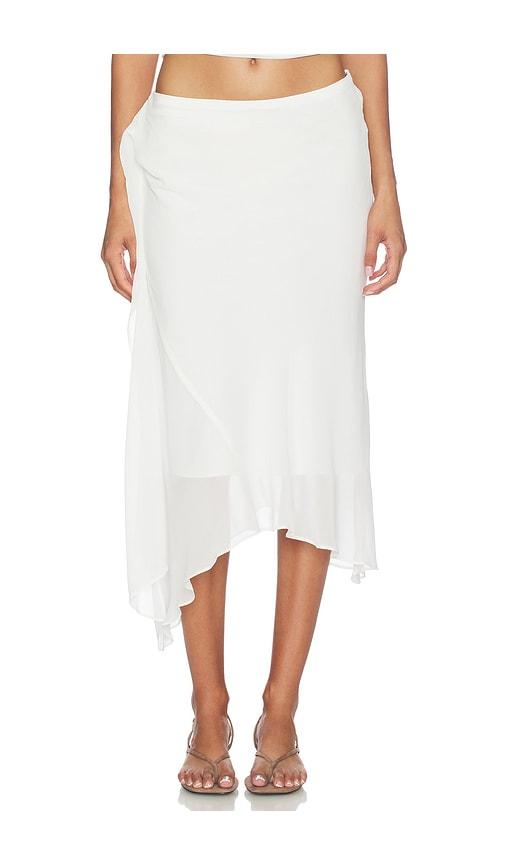nia natalia skirt in white.