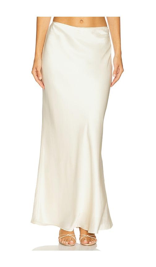 nia nathalia skirt in ivory.