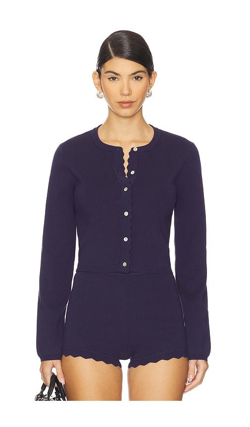 nia roxie cardigan in navy.