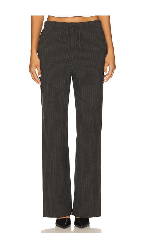 nia thalia pant in charcoal.