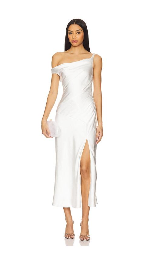 nia tori dress in white.