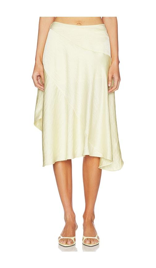 nia valencia skirt in lemon.