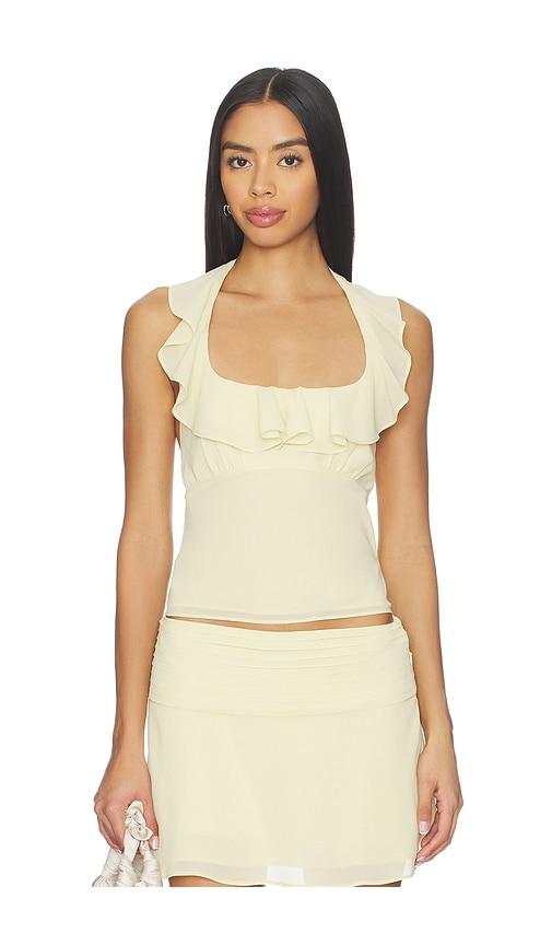 nia verbena top in lemon.