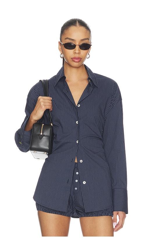 nia x revolve jules top in navy.