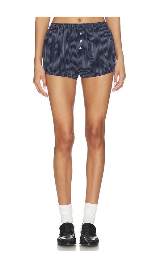 nia x revolve x revolve jules bloomer short in navy.