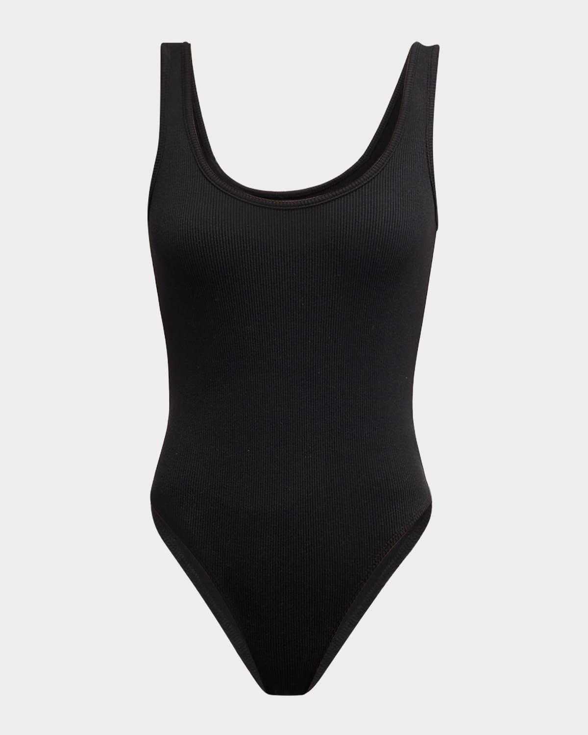 nica scoop-neck tank bodysuit