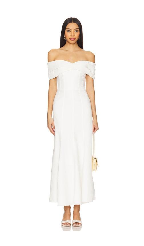 nicholas ariana dress in white.