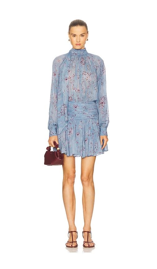 nicholas cecile dress in baby blue.