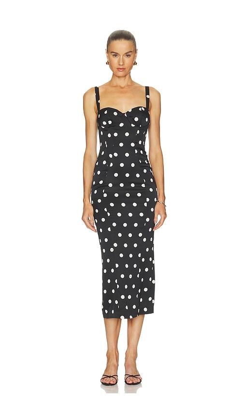 nicholas dominique dress in black.