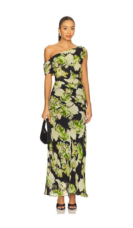 nicholas elza dress in green.