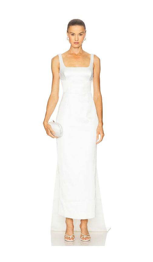 nicholas emilia dress in white.