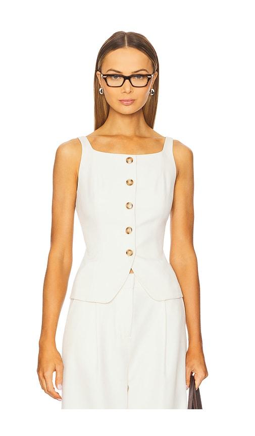 nicholas sabina top in ivory.