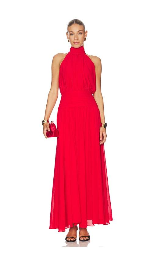 nicholas tessa dress in red.