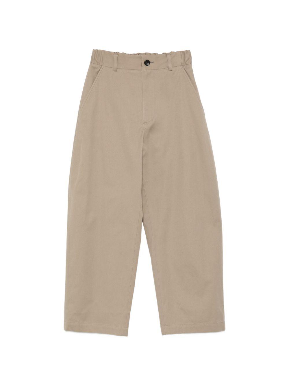 nicholson & nicholson nicholson & trousers kaki cotton - women