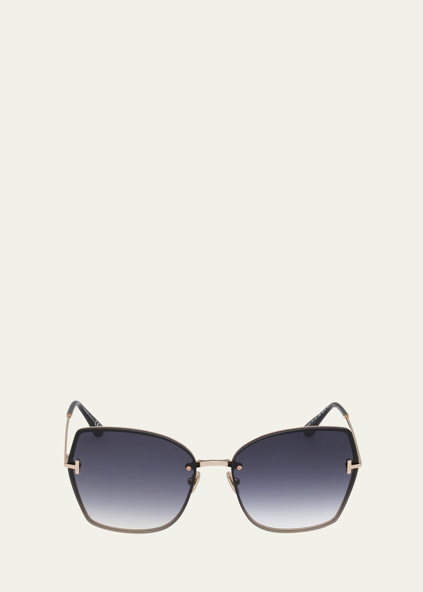 nickie metal butterfly sunglasses