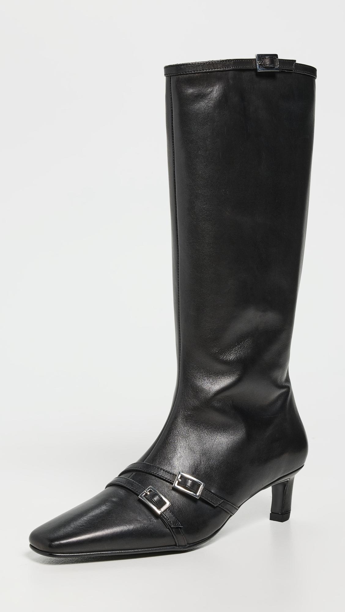 nicky leather boots