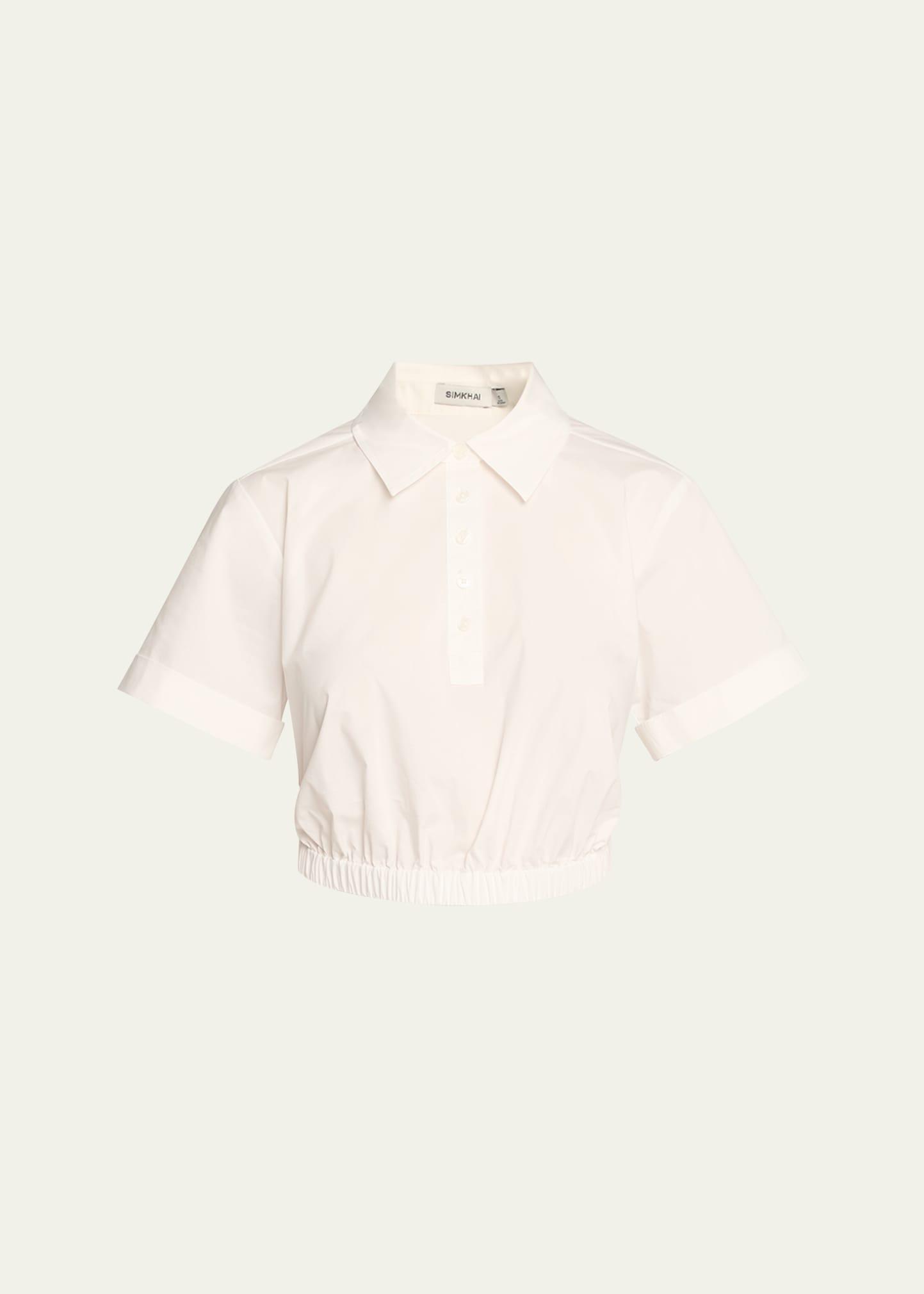 nicky short-sleeve crop top