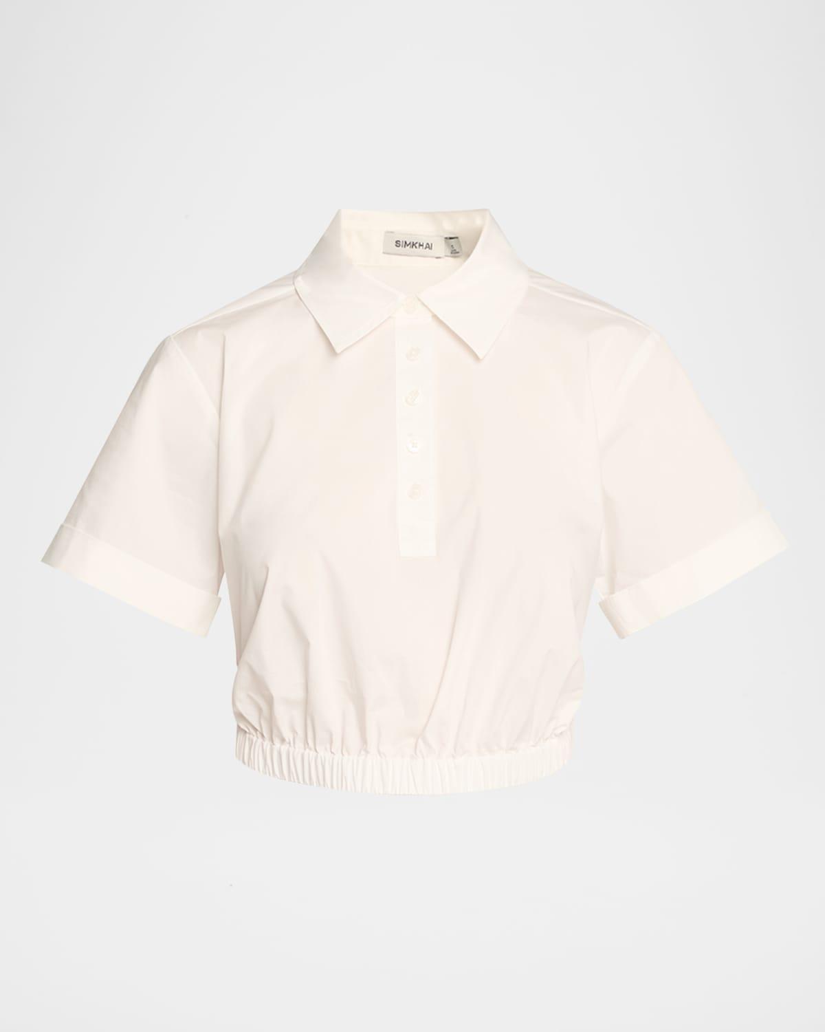 nicky short-sleeve crop top
