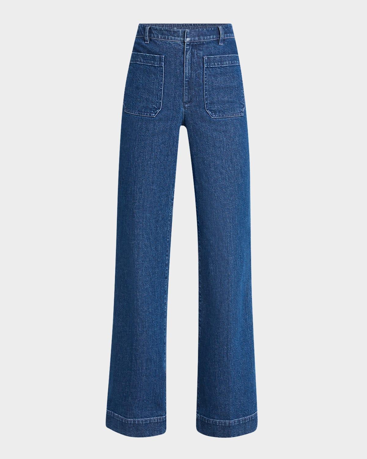 nicole patch pocket jeans