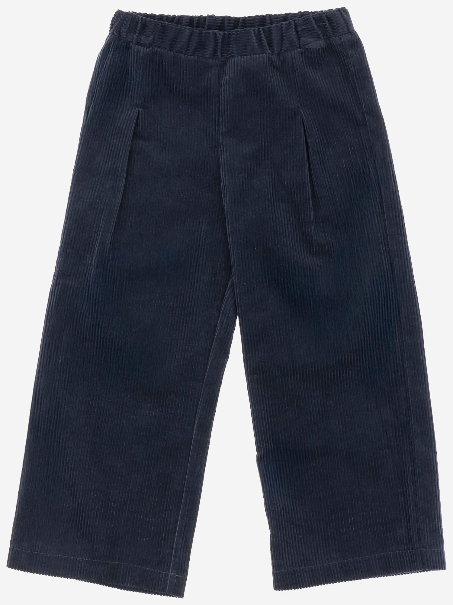 nicoletta fanna pantaloni in velluto a coste