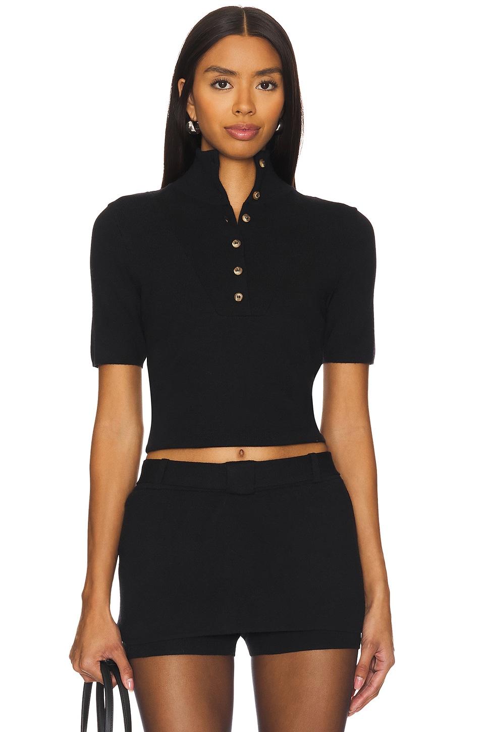 nidas short sleeve knit top