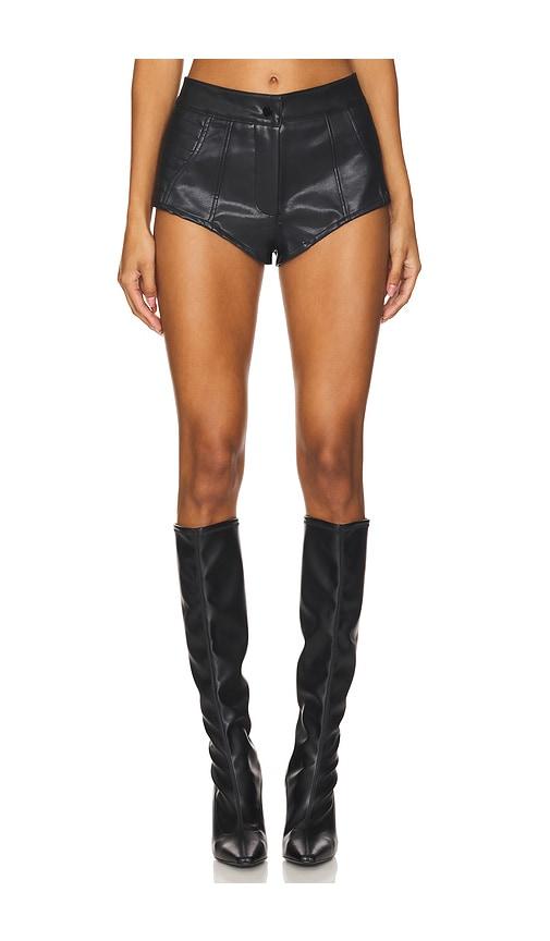 niihai 2k moto shorts in black.