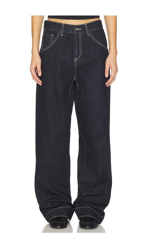 niihai worn out jeans in navy.