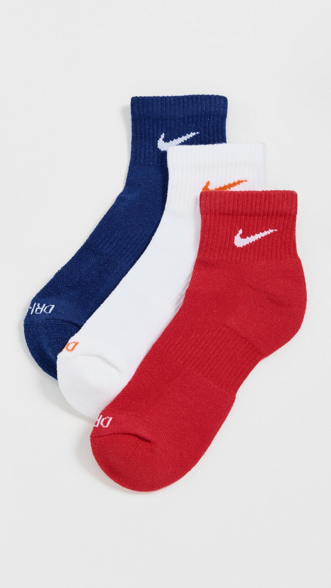 nike everyday plus cushioned socks 3 pack