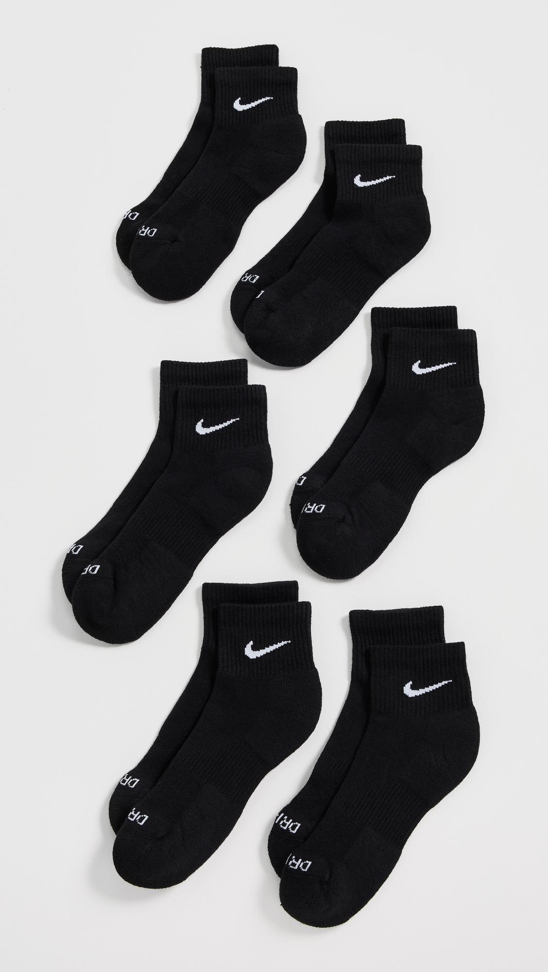 nike everyday plus cushioned socks 6 pack