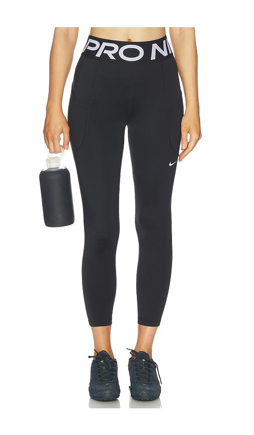 nike high waisted 7/8 leggings in black.