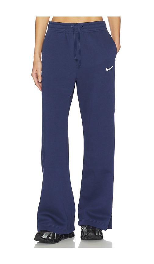 nike high waisted pant in navy.