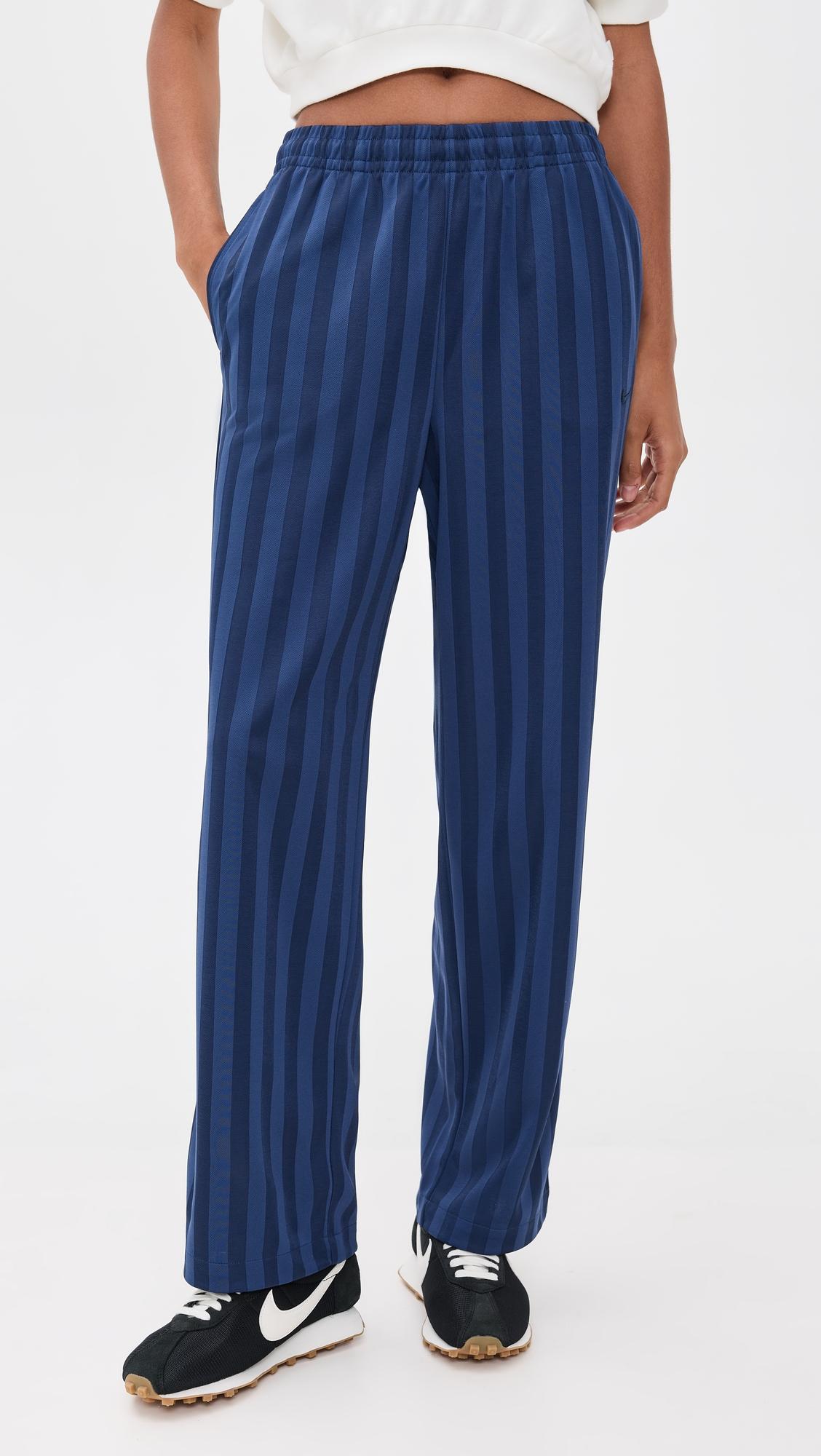 nike sportswear loose jacquard striped track pants