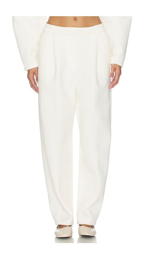 nike trouser pant in ivory.