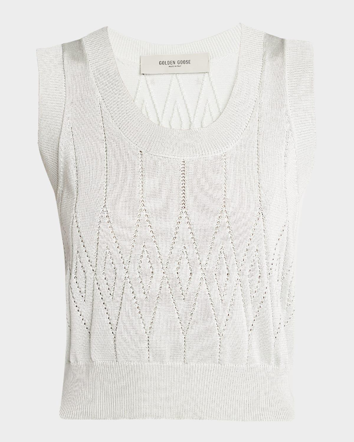 nikita argyle knit tank top