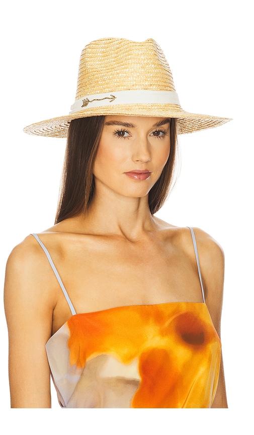 nikki beach alix hat in beige.