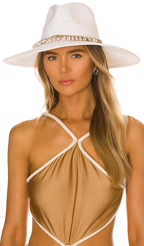 nikki beach barbados hat in white.