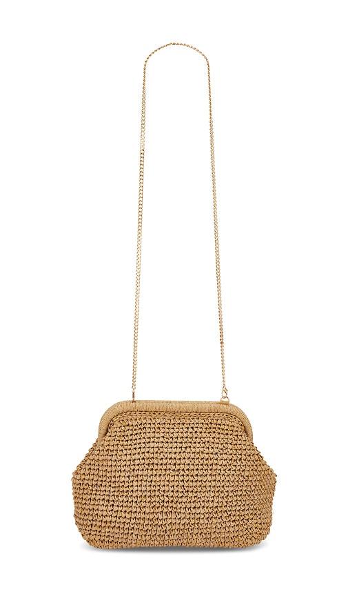 nikki beach karla clutch in tan.