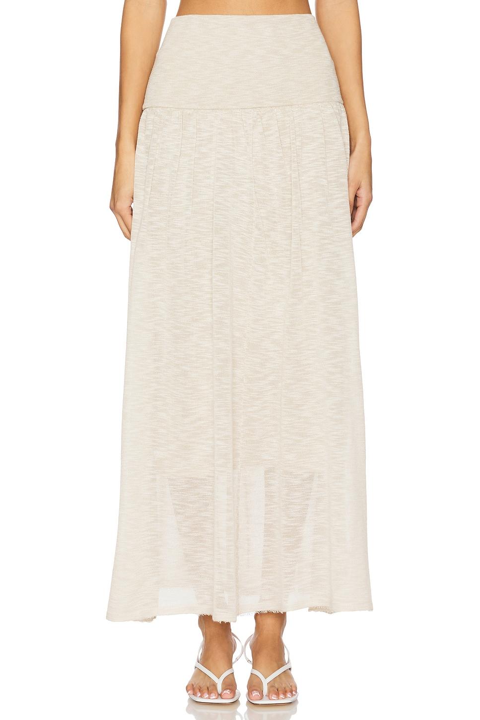 nikki semi sheer skirt
