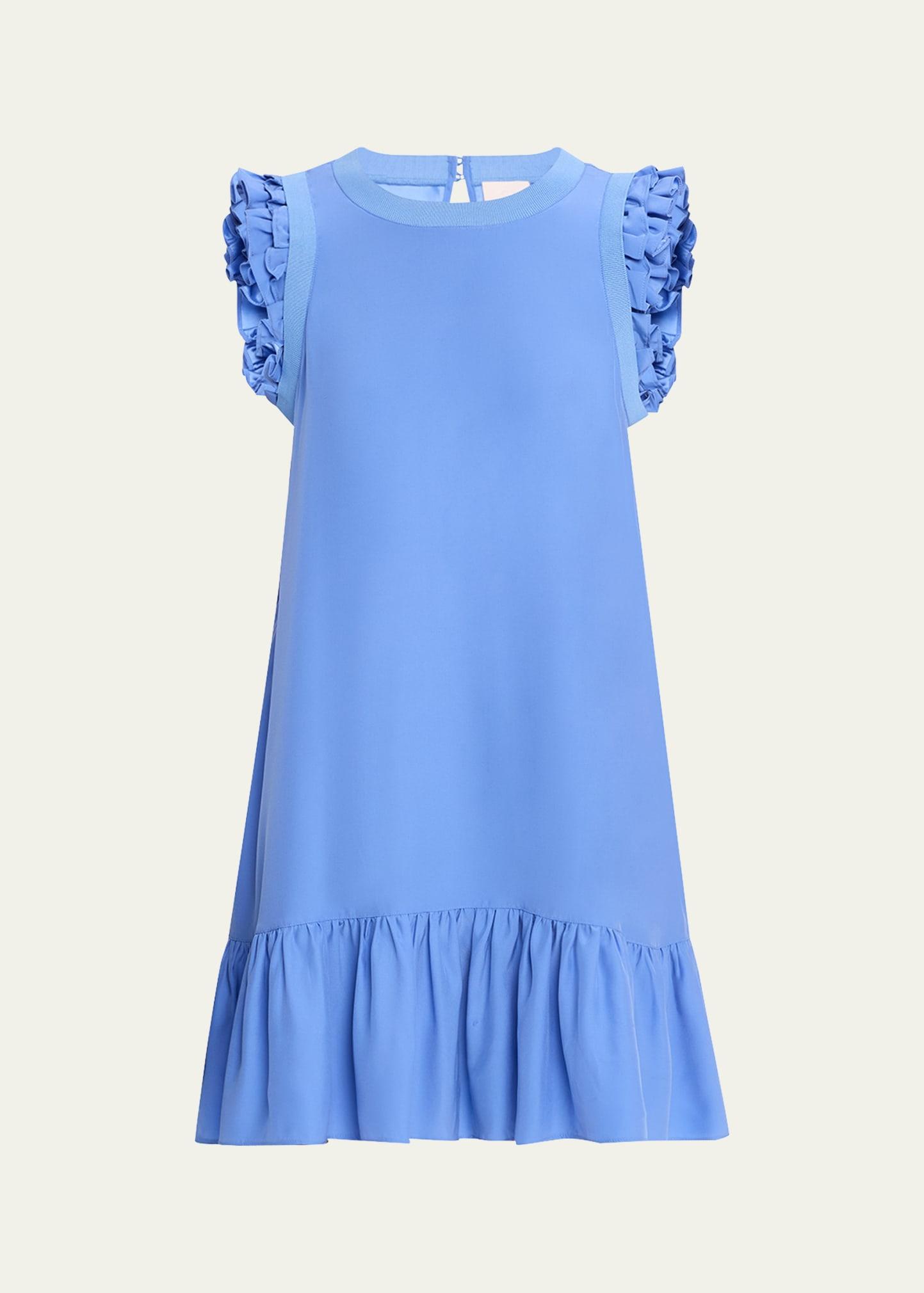nila flutter-sleeve dress