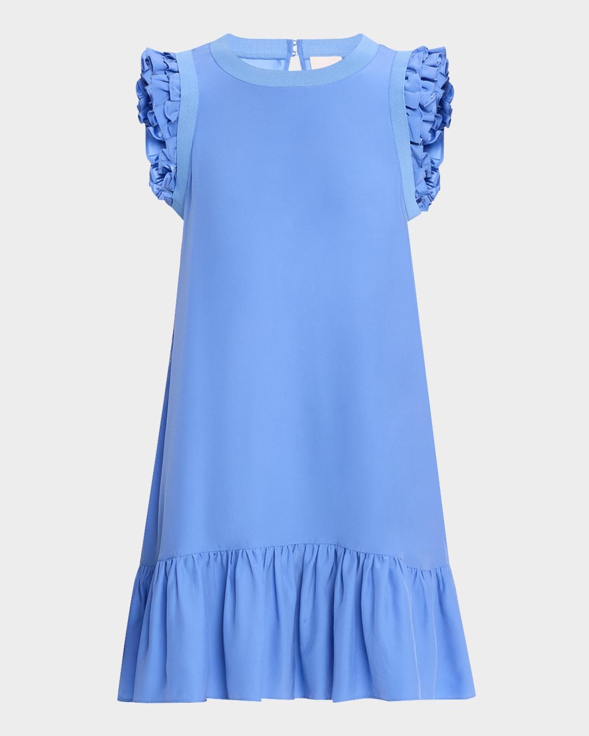 nila flutter-sleeve dress