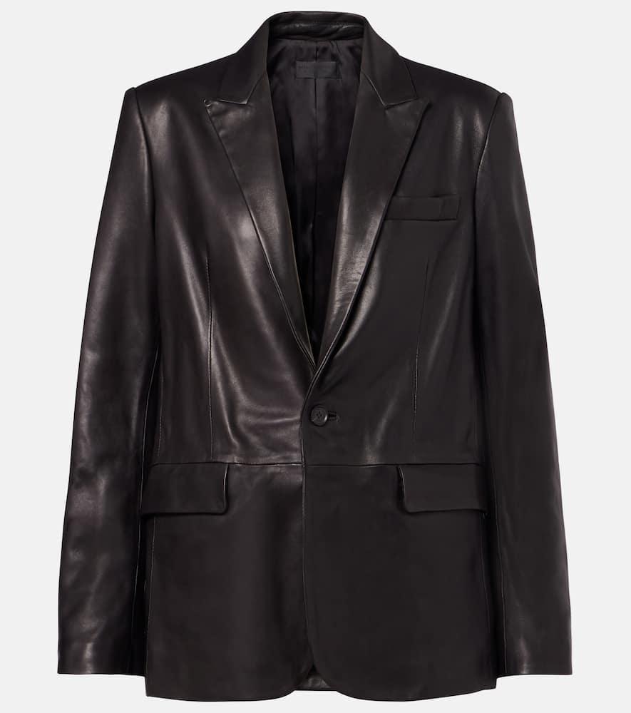 nili lotan belmonde leather blazer