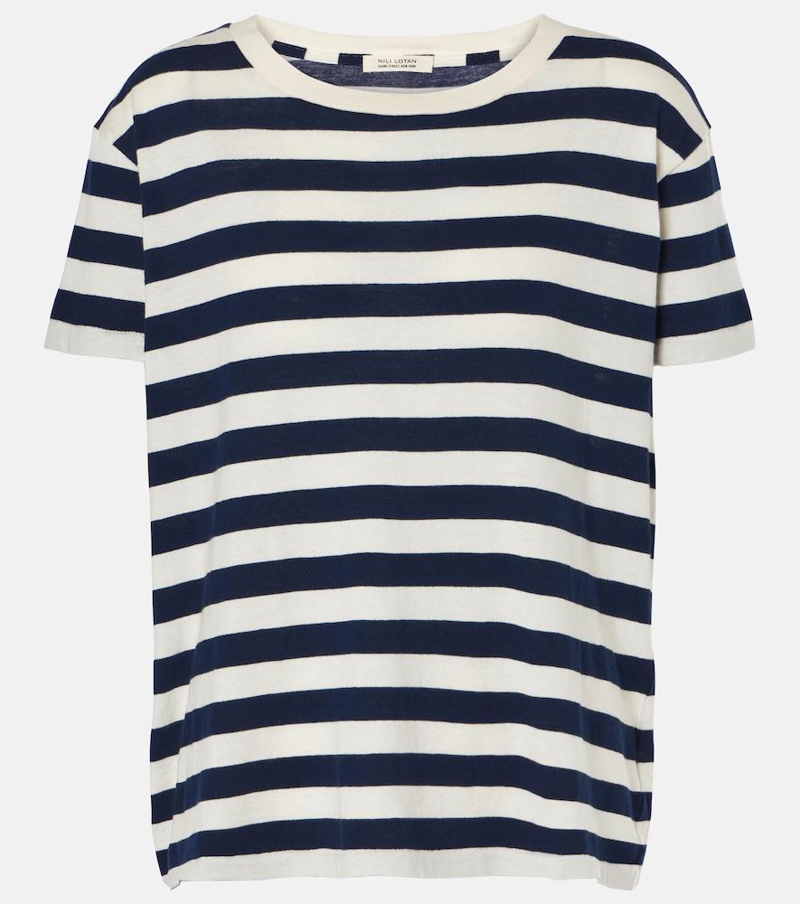 nili lotan brady striped cotton t