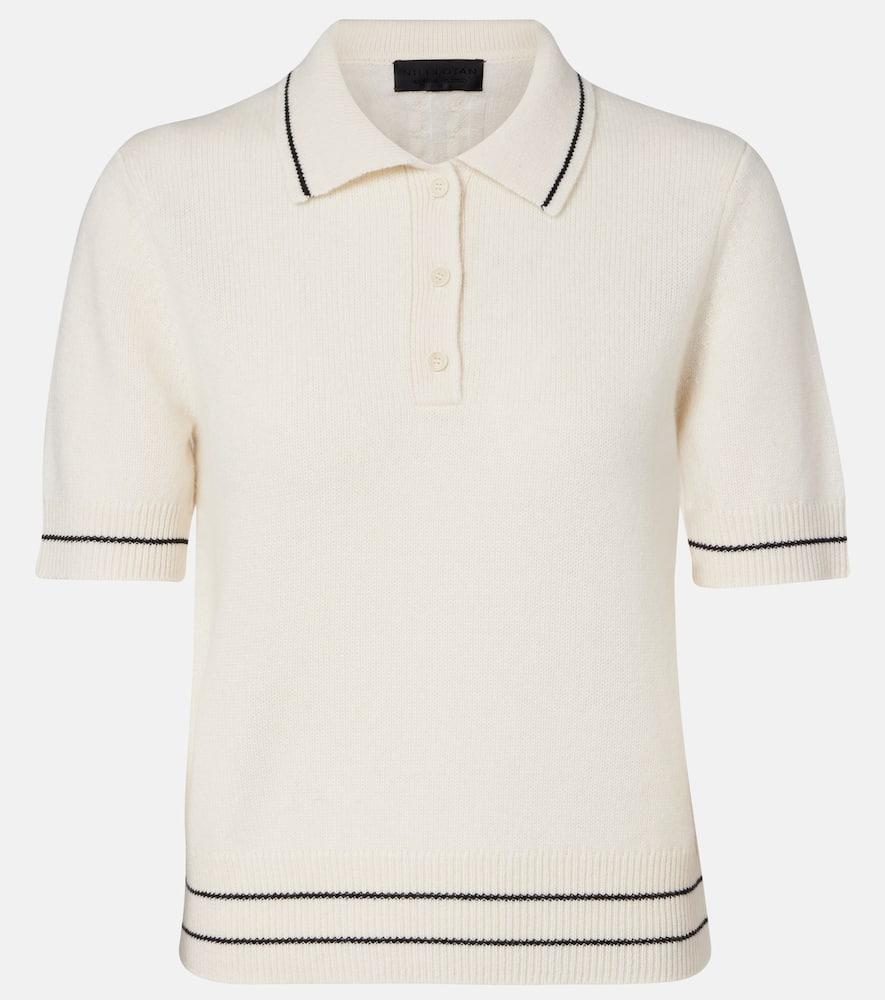 nili lotan carline cashmere polo shirt
