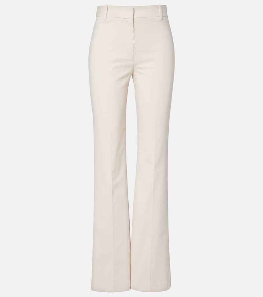 nili lotan corette cotton corduroy straight pants